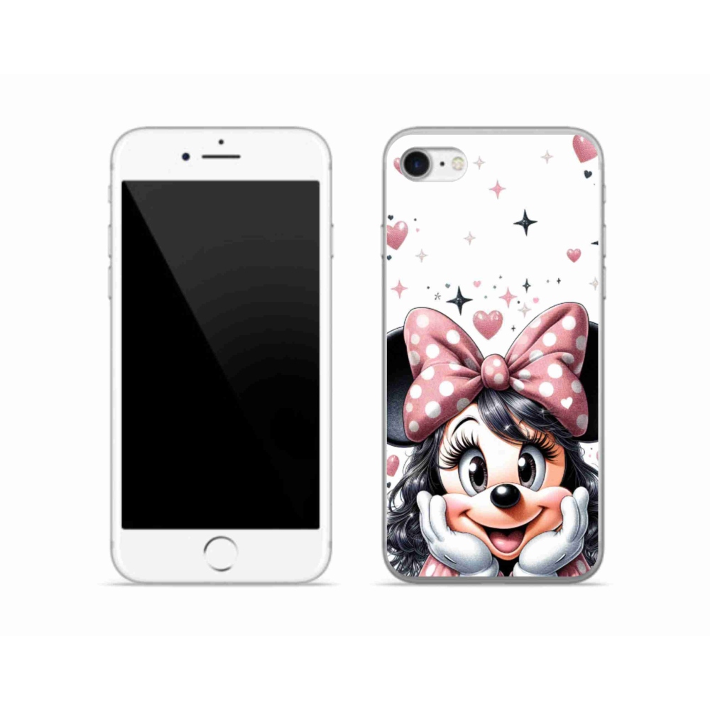 Gélový kryt mmCase na iPhone SE (2020) - minnie