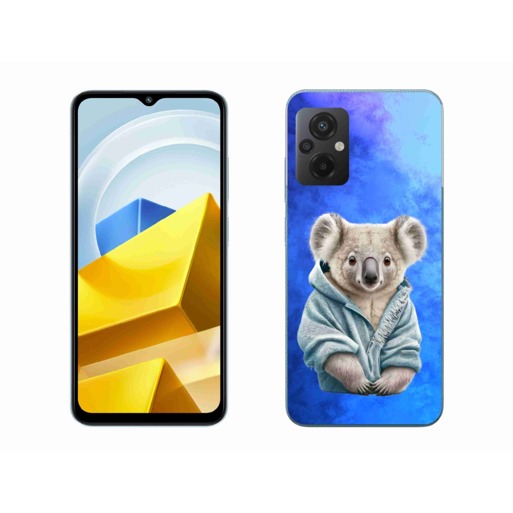 Gélový kryt mmCase na Xiaomi Poco M5 4G - koala vo svetri