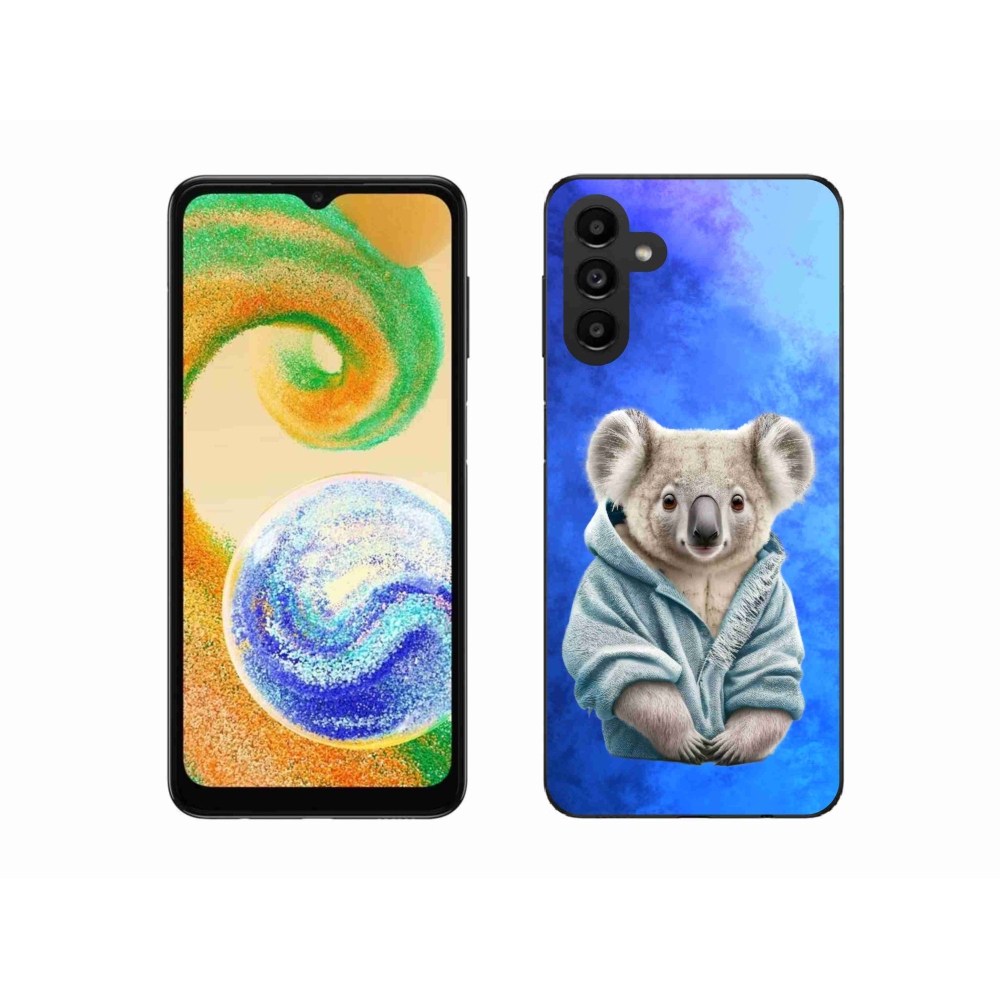 Gélový kryt mmCase na Samsung Galaxy A04s (164.7x76.7x9.1mm) - koala vo svetri