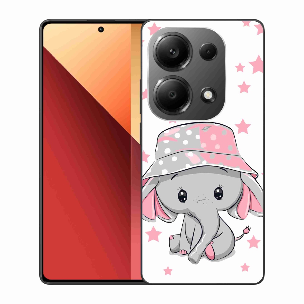Gélový kryt mmCase na Xiaomi Redmi Note 13 Pro 4G/Poco M6 Pro - ružový slon