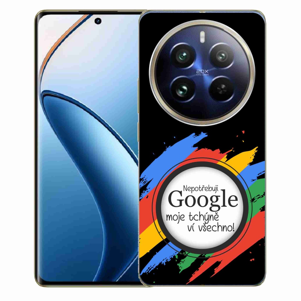 Gélový kryt mmCase na Realme 12 Pro 5G/12 Pro+ 5G - svokra vie všetko čierne pozadie
