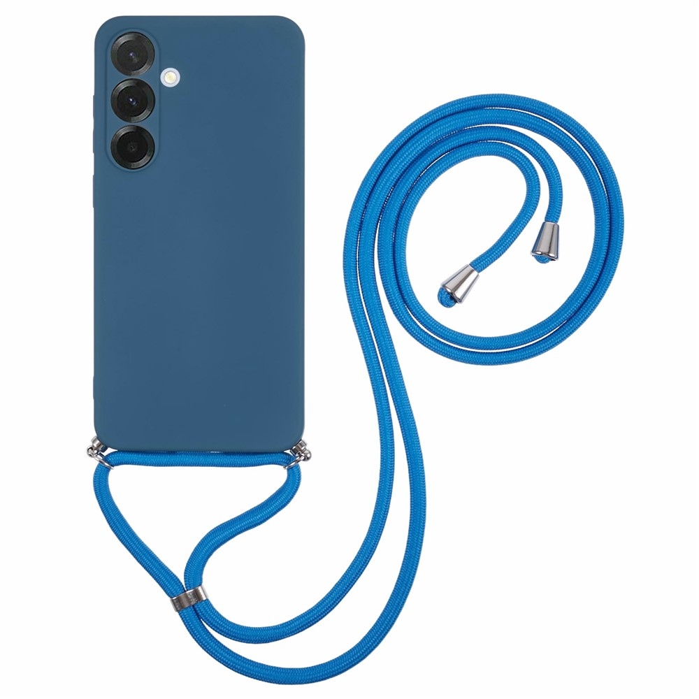 Lining gélový obal so šnúrkou na Samsung Galaxy A17 5G - modrý