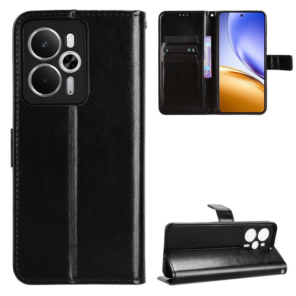 Crazy knižkové puzdro na Realme 14 5G/14T 5G - čierne