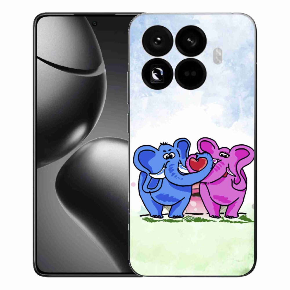 Gélový kryt mmCase na Xiaomi 15T Pro - zamilovaní slony
