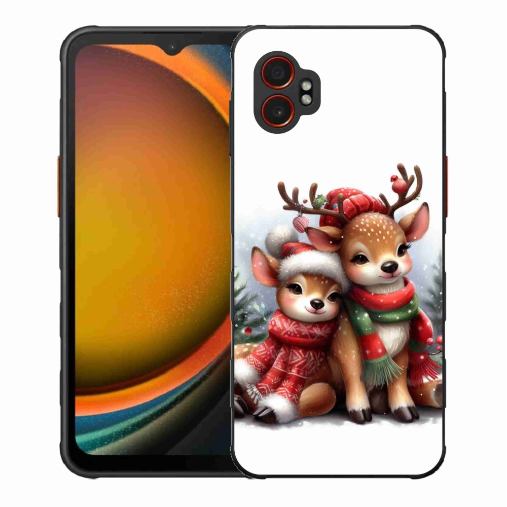 Gélový kryt mmCase na Samsung Galaxy Xcover 7 Pro - vianočné soby