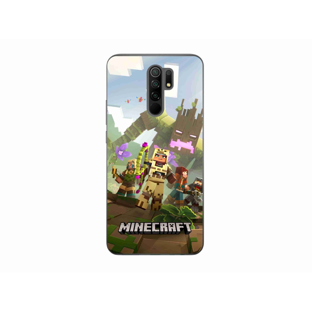 Gélový kryt mmCase na Xiaomi Redmi 9 - minecraft 1