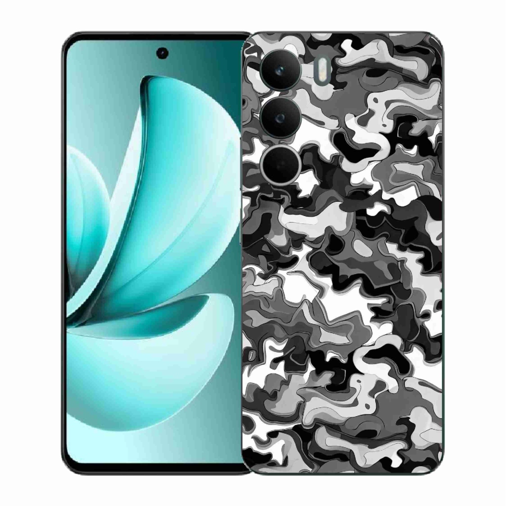 Gélový kryt mmCase na Realme C71 - maskáčový vzor 3