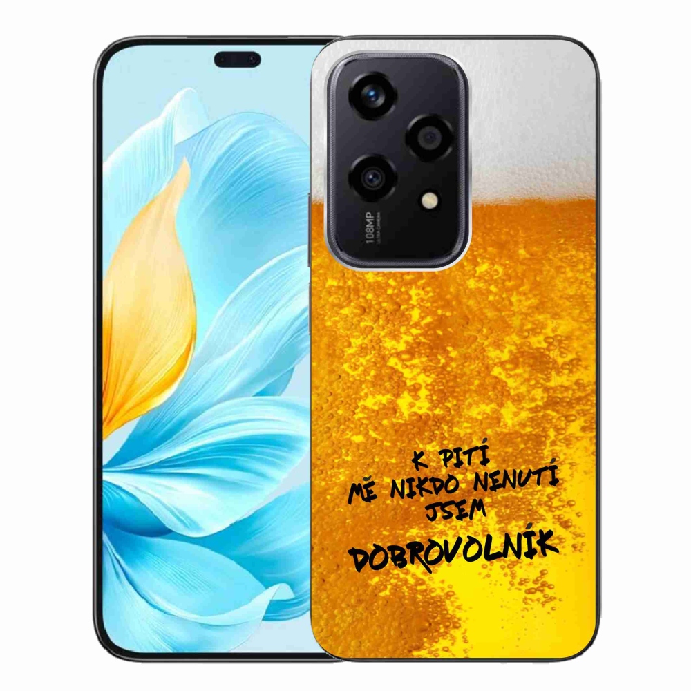 Gélový kryt mmCase na Honor 200 Lite 5G - pivní motiv 4