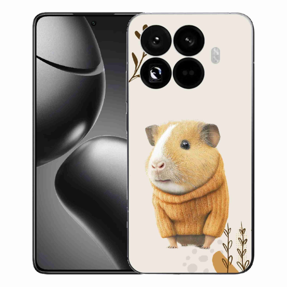 Gélový kryt mmCase na Xiaomi 15T Pro - morča vo svetri