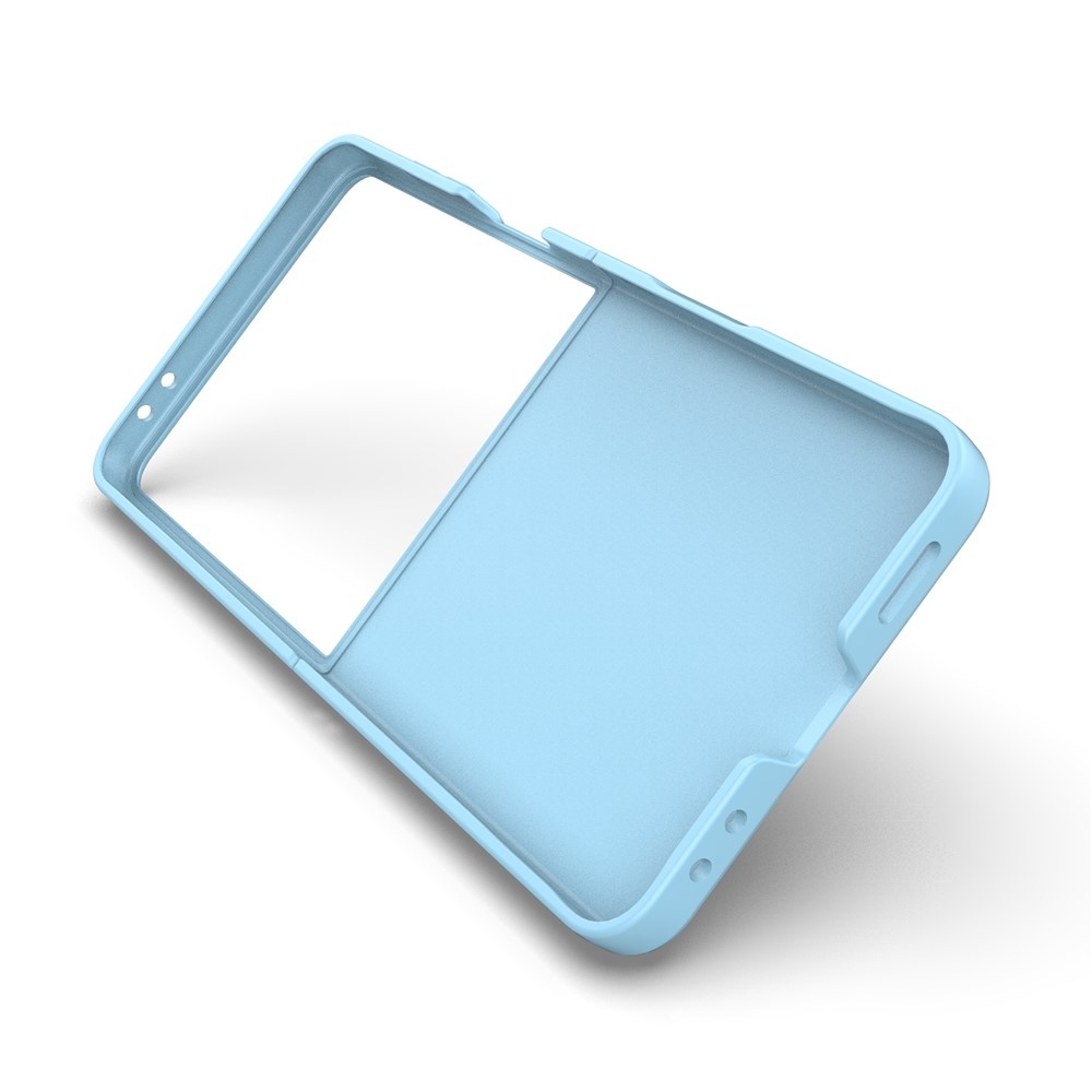 Rugg odolný gélový obal na Samsung Galaxy Z Flip7 5G - svetlomodrý