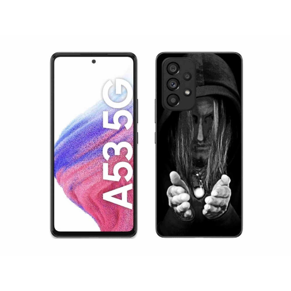Gélový kryt mmCase na Samsung Galaxy A53 5G - tajomná osoba