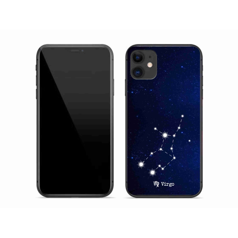 Gélový kryt mmCase na iPhone 11 - súhvezdie Panny