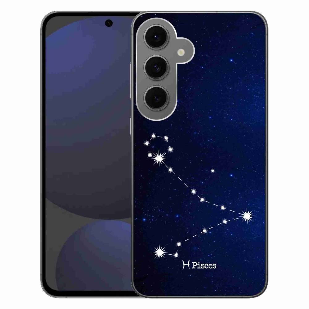 Gélový kryt mmCase na Samsung Galaxy S24 FE - súhvezdie Ryby