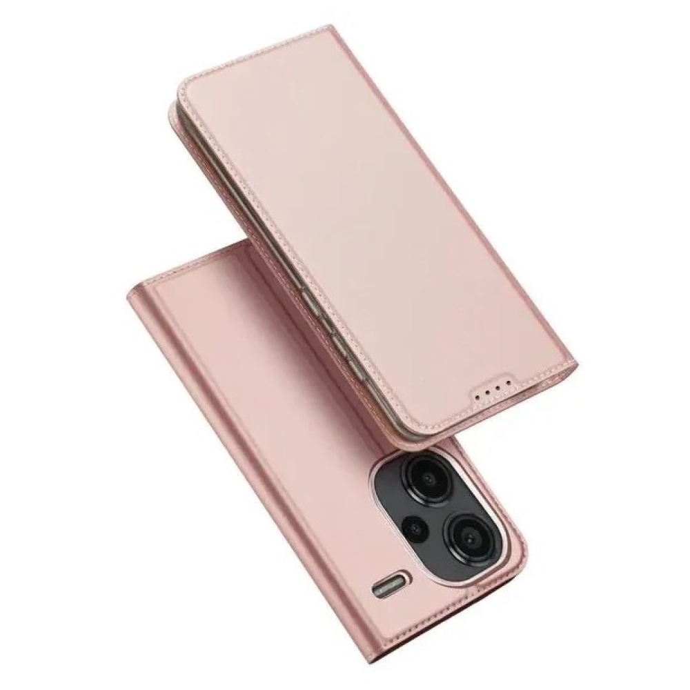 DUX knižkové púzdro na Xiaomi Redmi Note 13 Pro+ 5G - ružovozlaté