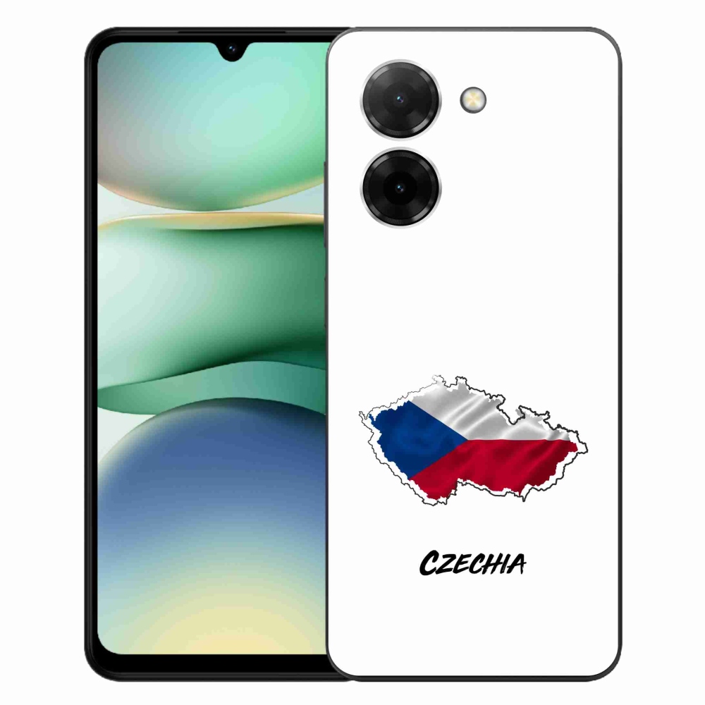 Gélový kryt mmCase na Xiaomi Redmi A5 (173.45x79.35x8.45mm) - Czechia biele pozadie