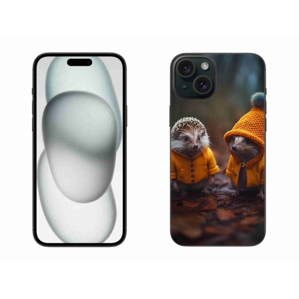 Gélový kryt mmCase na iPhone 15 Plus - ježkovia