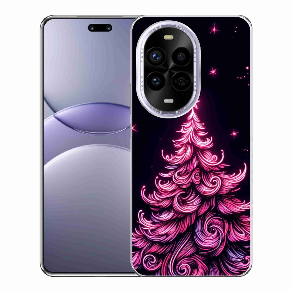 Gélový kryt mmCase na Huawei Nova 13 Pro 5G - neónový vianočný stromček 2