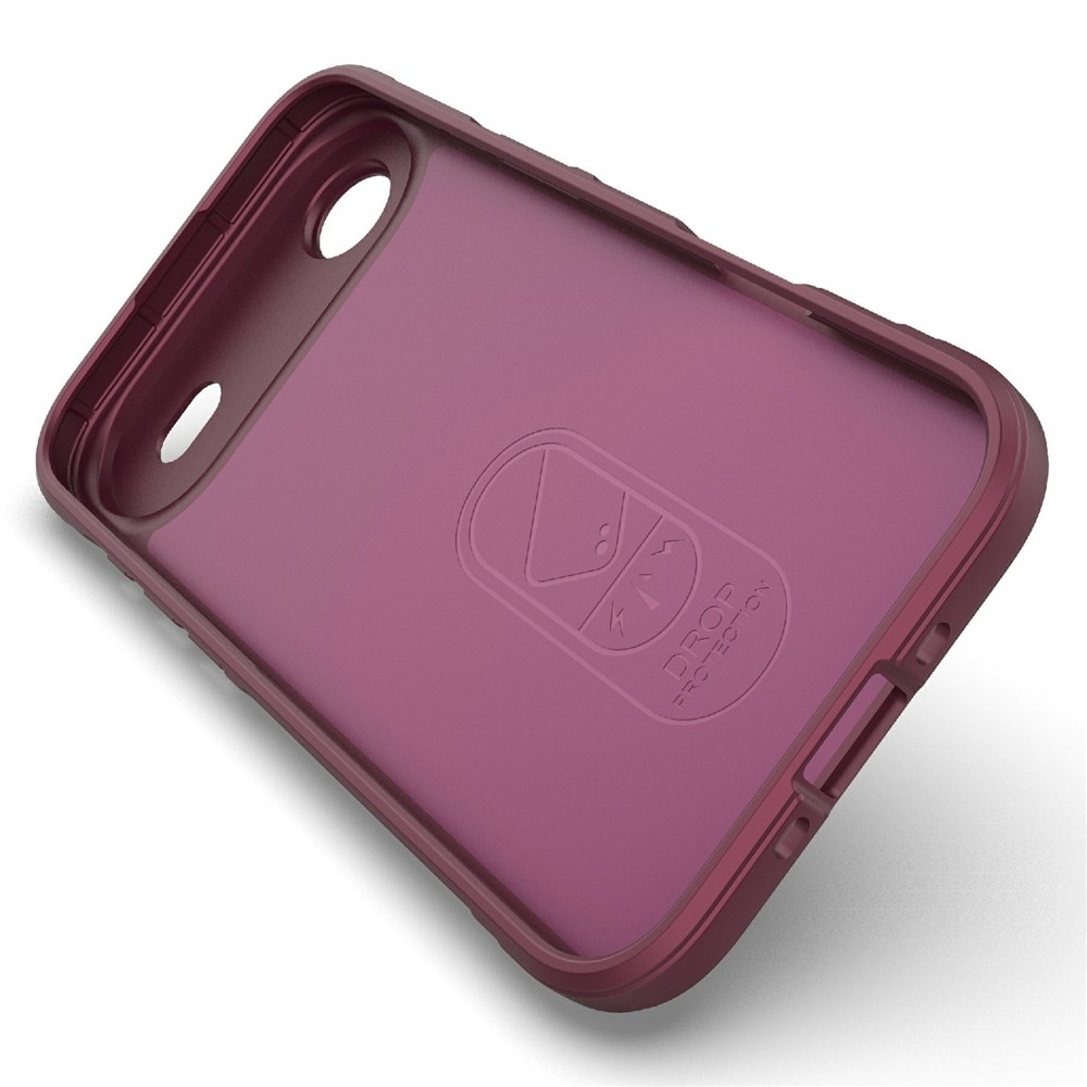 Rugg odolný gélový obal na iPhone 17 Air - vínový