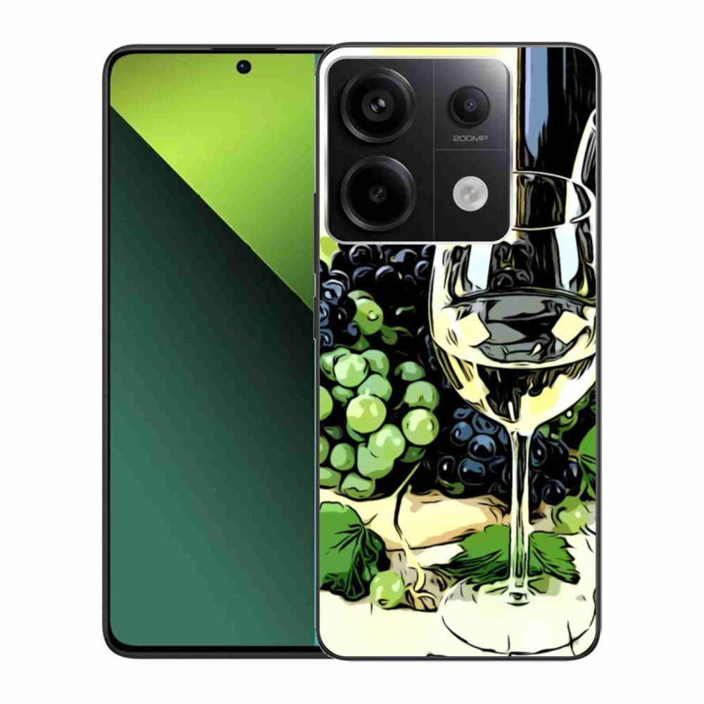 Gélový kryt mmCase na Xiaomi Redmi Note 13 Pro 5G/Poco X6 5G - pohár vína
