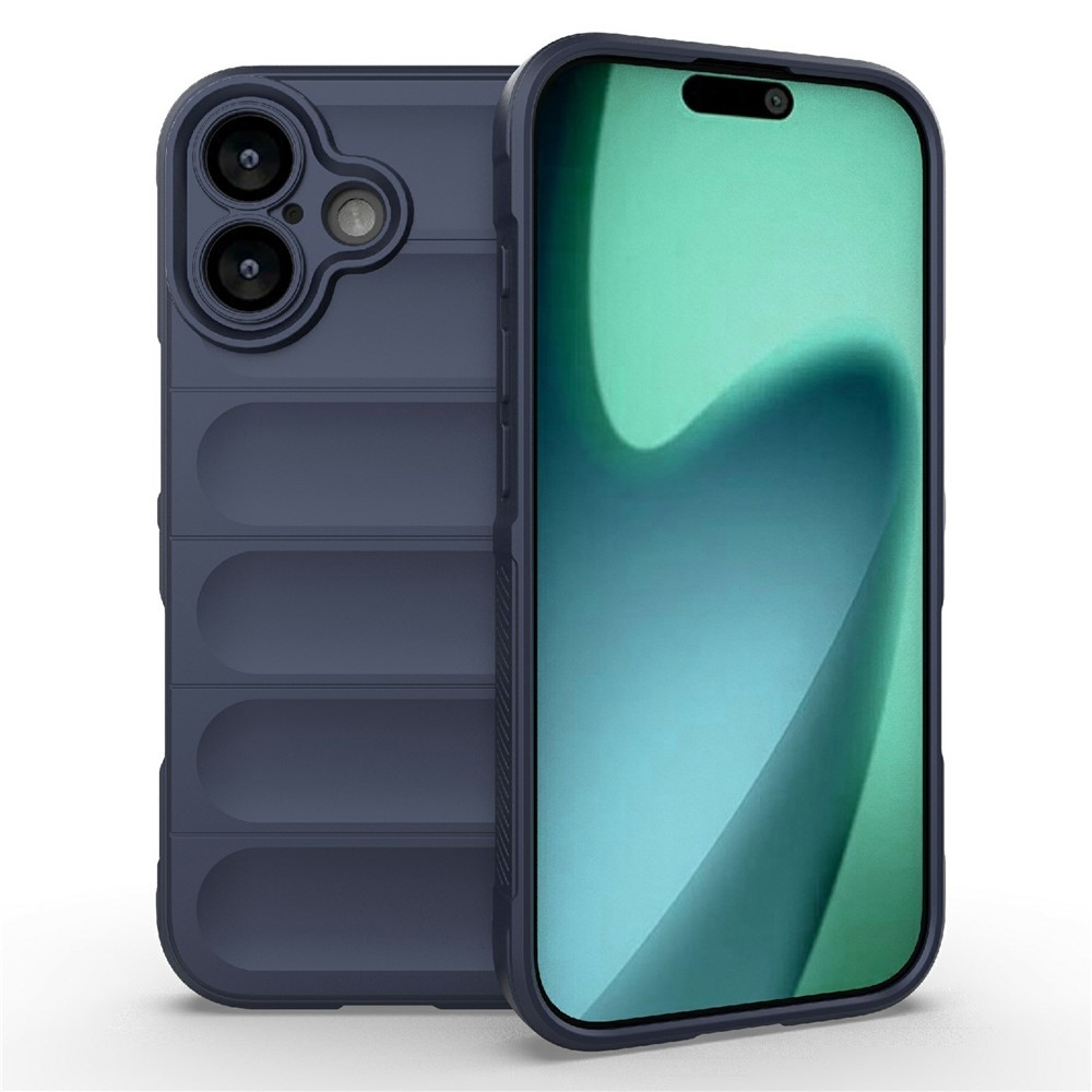Rugg odolný gélový obal na iPhone 17 - tmavomodrý