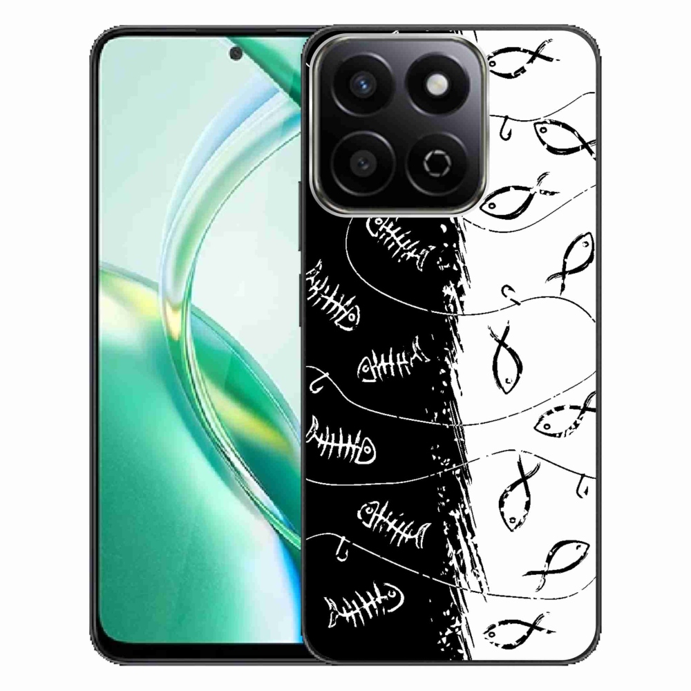 Gélový kryt mmCase na Honor 200 Smart 5G - kostry a rybky