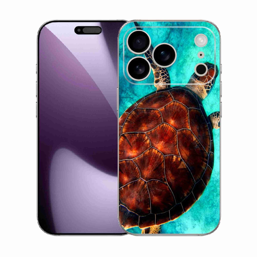 Gélový kryt mmCase na iPhone 17 Pro - korytnačka