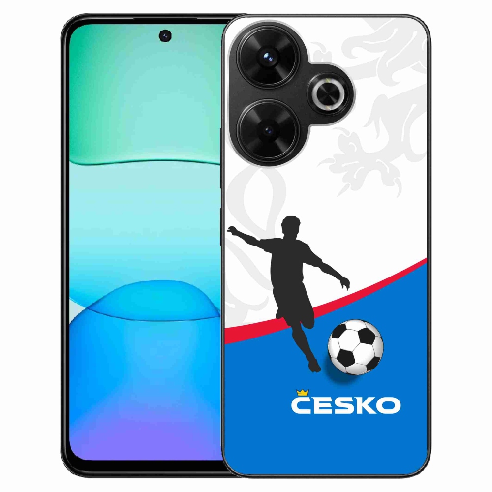 Gélový kryt mmCase na Xiaomi Redmi 13 4G/Poco M6 4G - futbal Česko 1