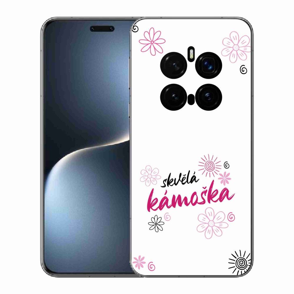 Gélový kryt mmCase na Honor Magic 7 Pro 5G - skvelá kamoška biele pozadie