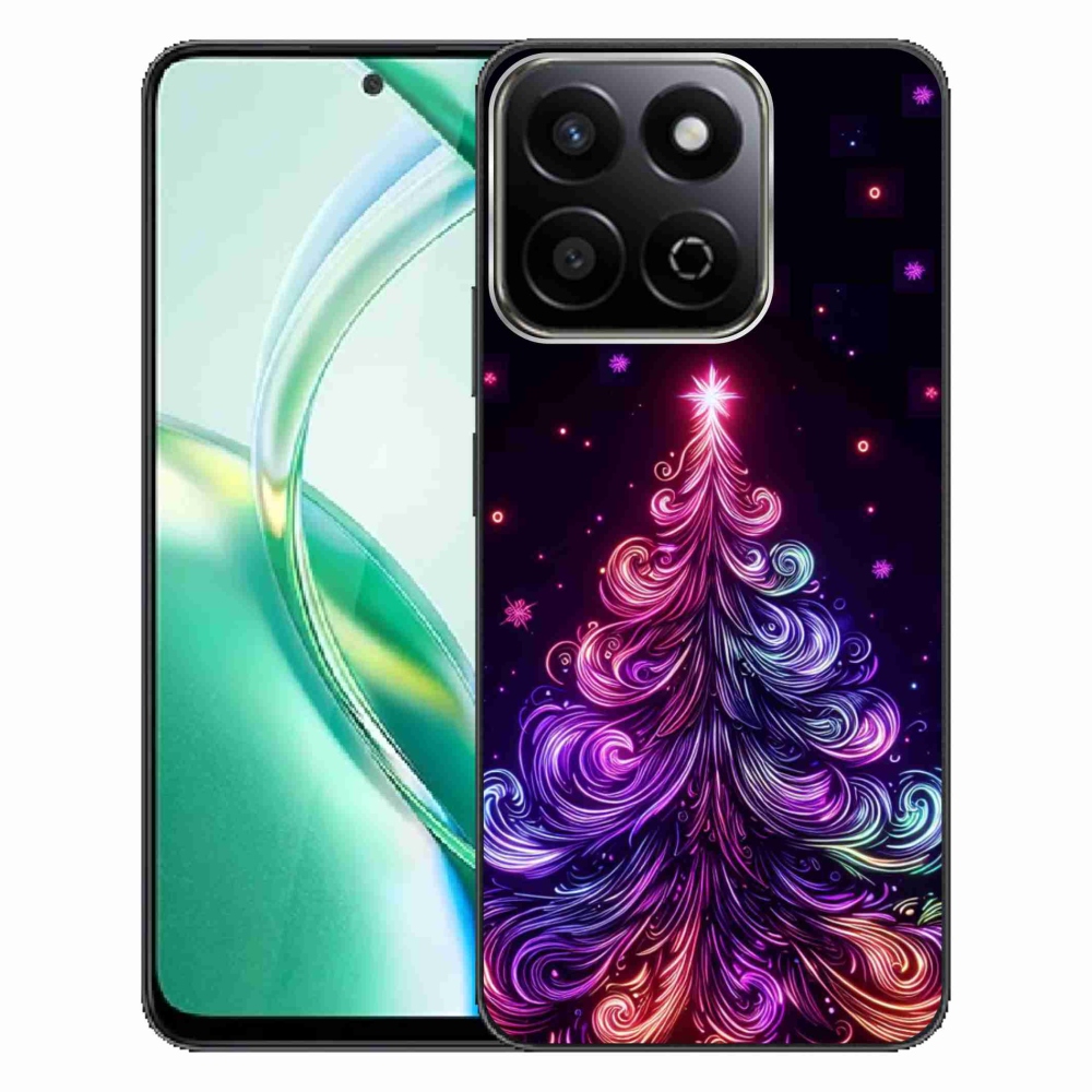 Gélový kryt mmCase na Honor 200 Smart 5G - neónový vianočný stromček 1