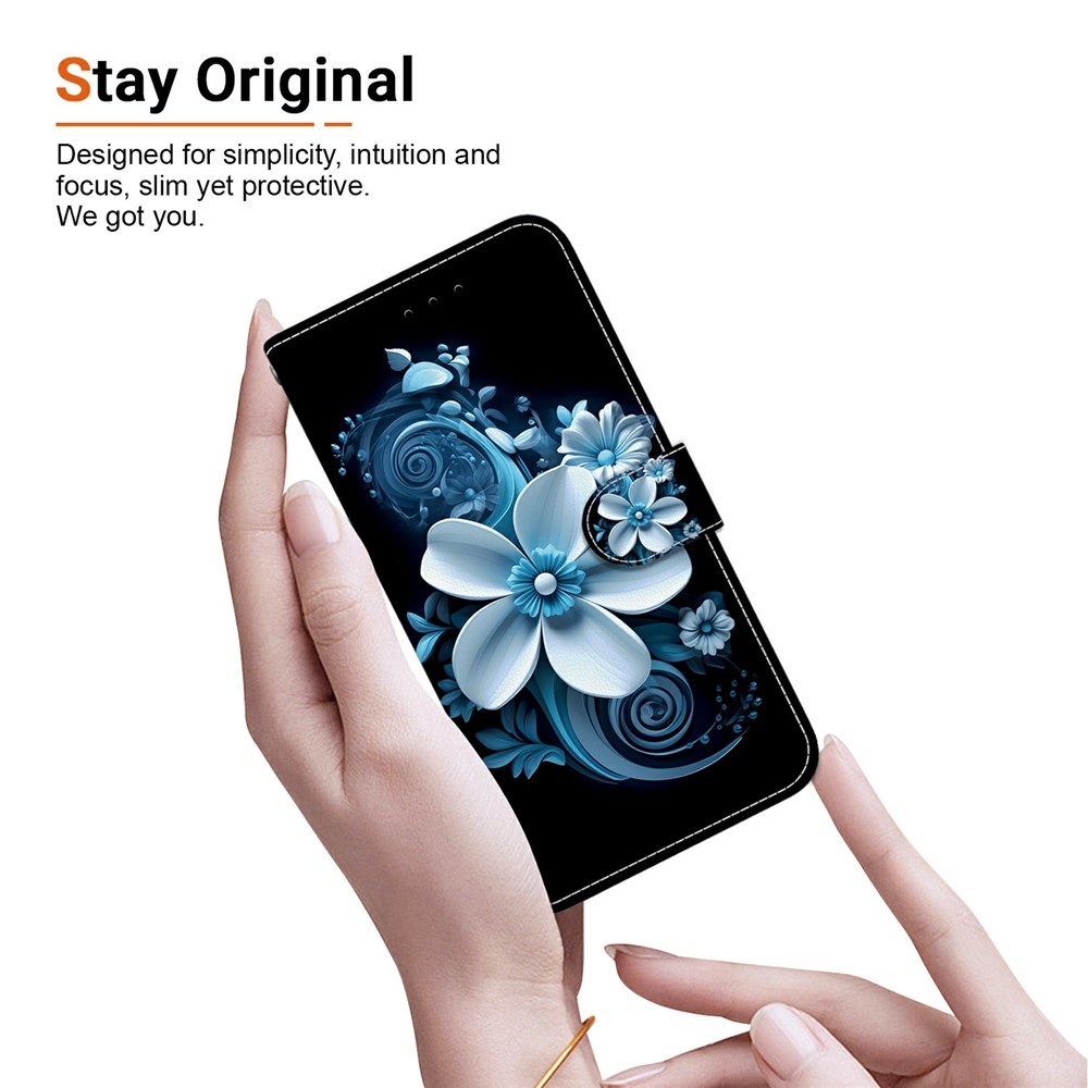Versatile knižkové púzdro na Xiaomi Redmi 15 4G (171mm) - orchidea