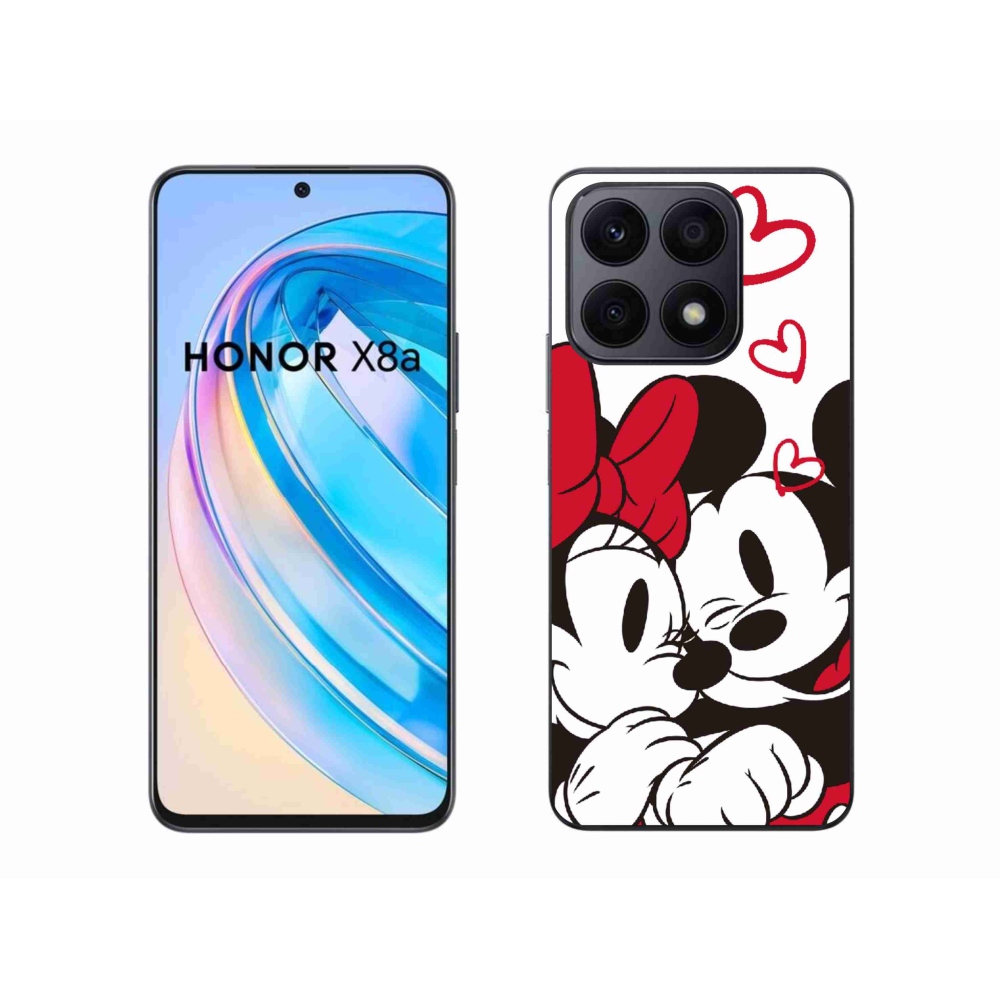 Gélový kryt mmCase na Honor X8a - minnie a mickey