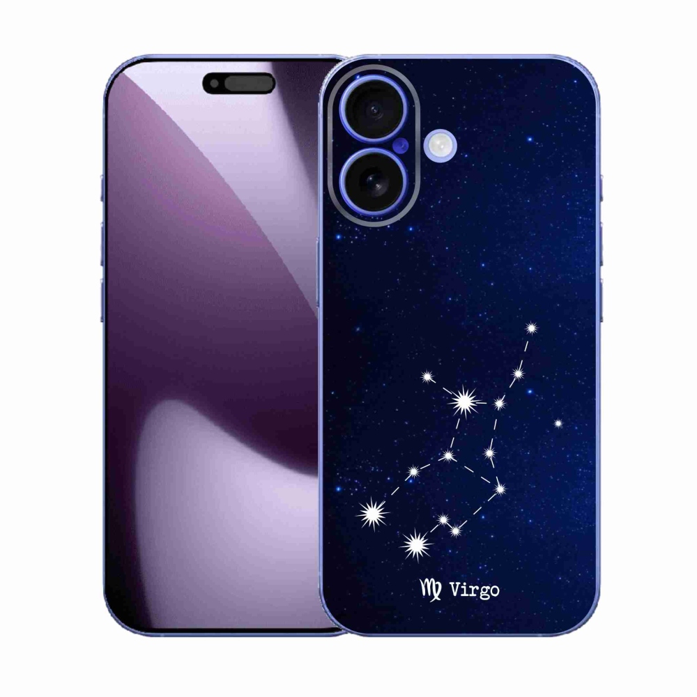 Gélový kryt mmCase na iPhone 17 - súhvezdie Panny