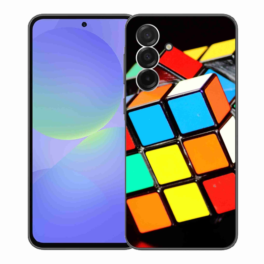 Gélový kryt mmCase na Samsung Galaxy A36 5G - rubikova kocka