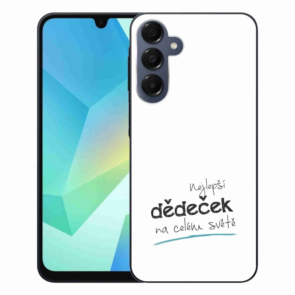 Gélový kryt mmCase na Samsung Galaxy A16 4G/5G - najlepší starý otec 3 biele pozadie