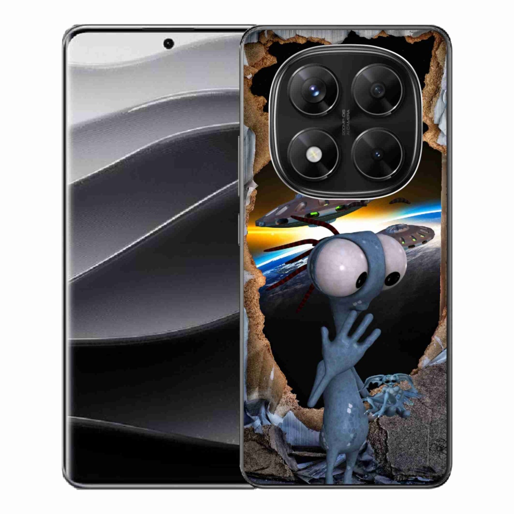 Gélový kryt mmCase na Xiaomi Redmi Note 14 Pro 5G/Poco X7 5G - mimozemšťan