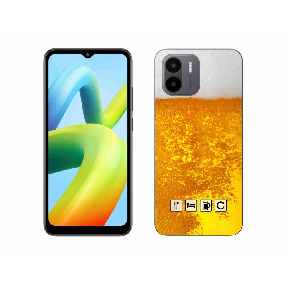 Gélový kryt mmCase na Xiaomi Redmi A1 - pivný motív 3