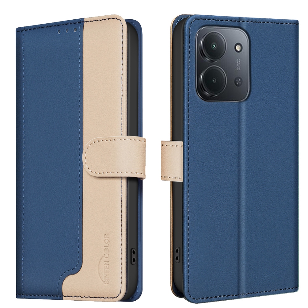 BNF DUO knižkové púzdro na Xiaomi Redmi 15C 4G/5G (173mm) - modré