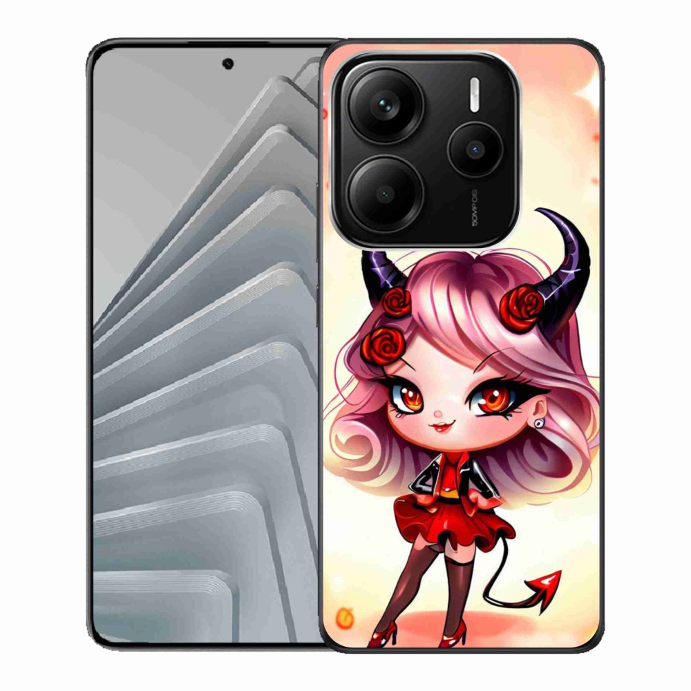 Gélový kryt mmCase na Xiaomi Redmi Note 14 5G - kreslená čertice