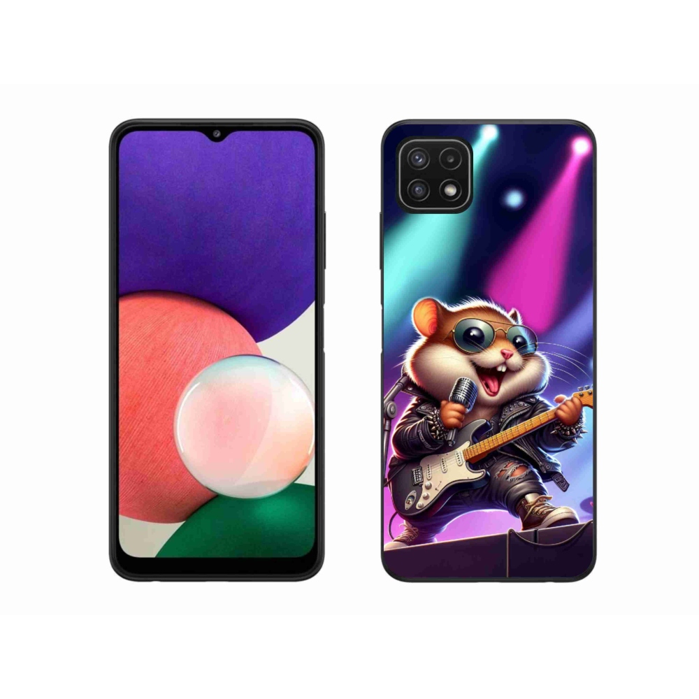 Gélový kryt mmCase na Samsung Galaxy A22 5G - škrečok rocker