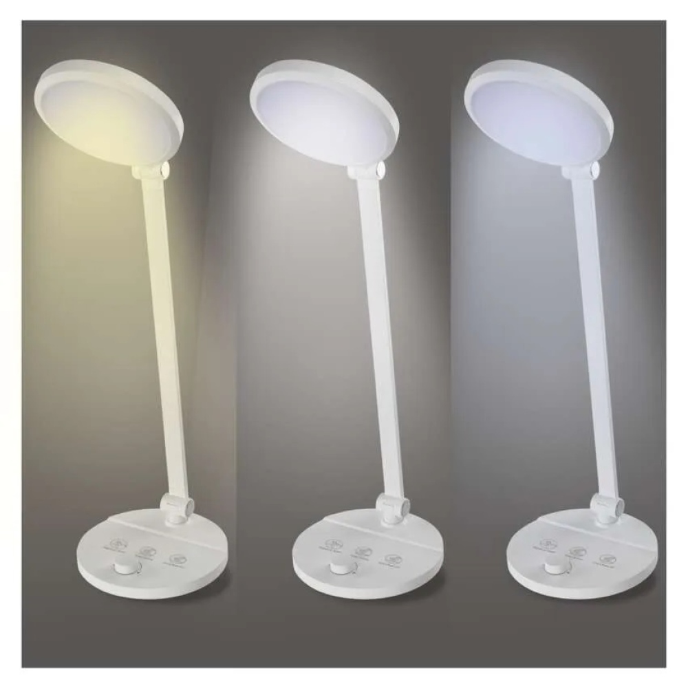 LED stolná lampa CHARLES - biela