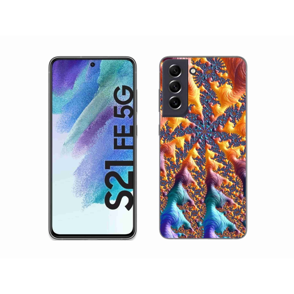 Gélový kryt mmCase na Samsung Galaxy S21 FE 5G - abstraktný motív 23