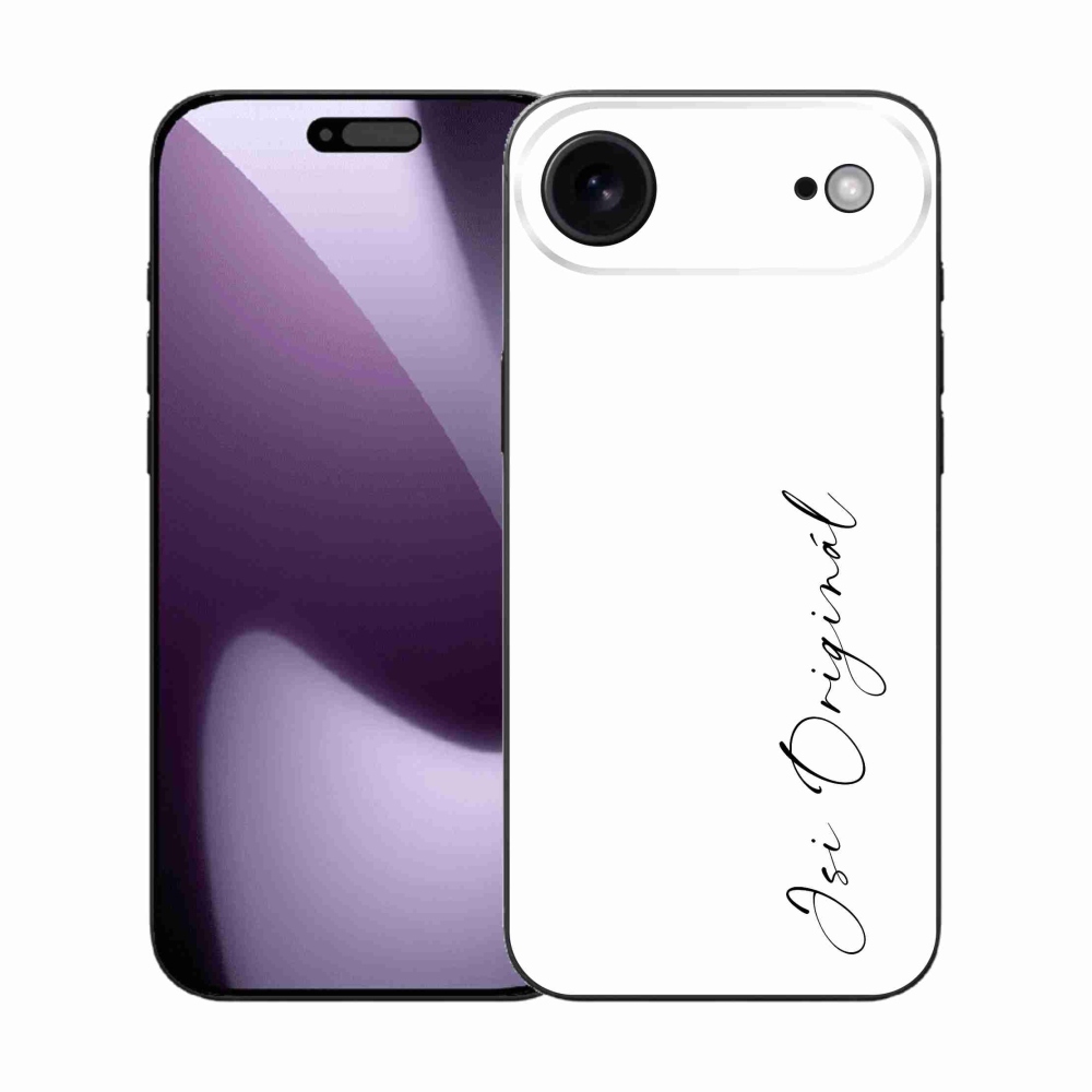 Gélový kryt mmCase na iPhone 17 Air - si originál biele pozadie