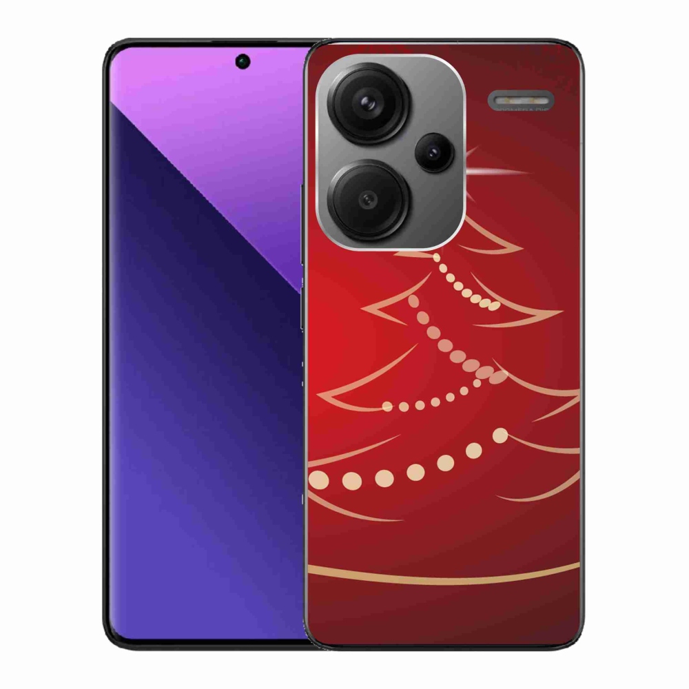 Gélový kryt mmCase na Xiaomi Redmi Note 13 Pro+ 5G - kreslený vianočný stromček