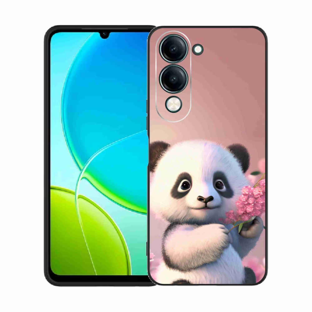 Gélový kryt mmCase na Vivo Y29s 5G - roztomilá panda