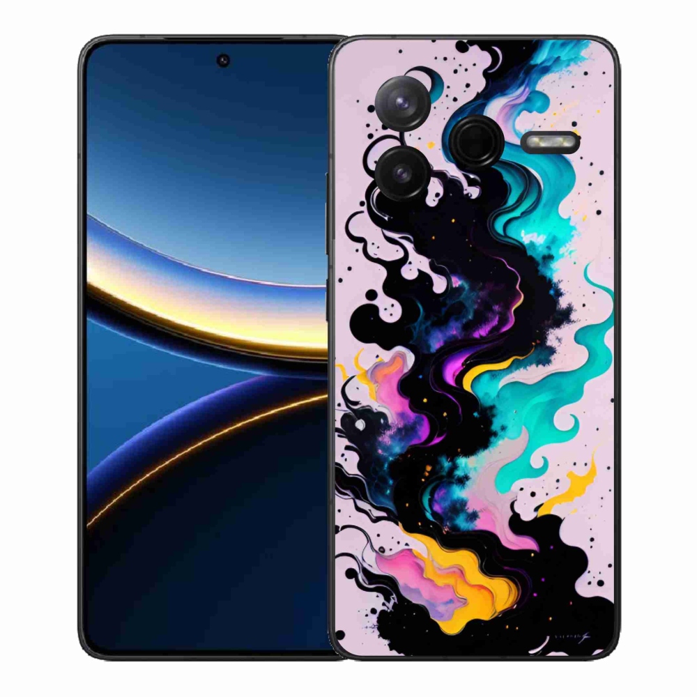 Gélový kryt mmCase na Xiaomi Poco F7 Pro - abstraktný motív 4
