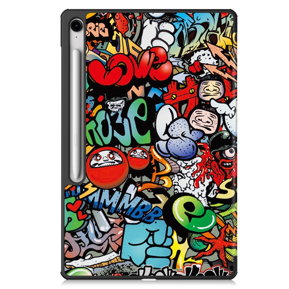 Patte chytré zatváracie púzdro na Samsung Galaxy Tab S10 FE+ - graffiti