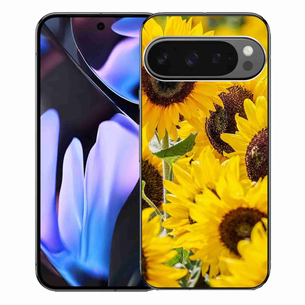 Gélový kryt mmCase na Google Pixel 9 Pro XL - slnečnice