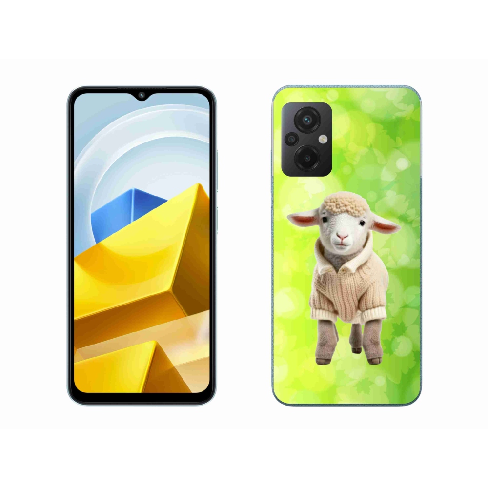 Gélový kryt mmCase na Xiaomi Poco M5 4G - jahňa vo svetri