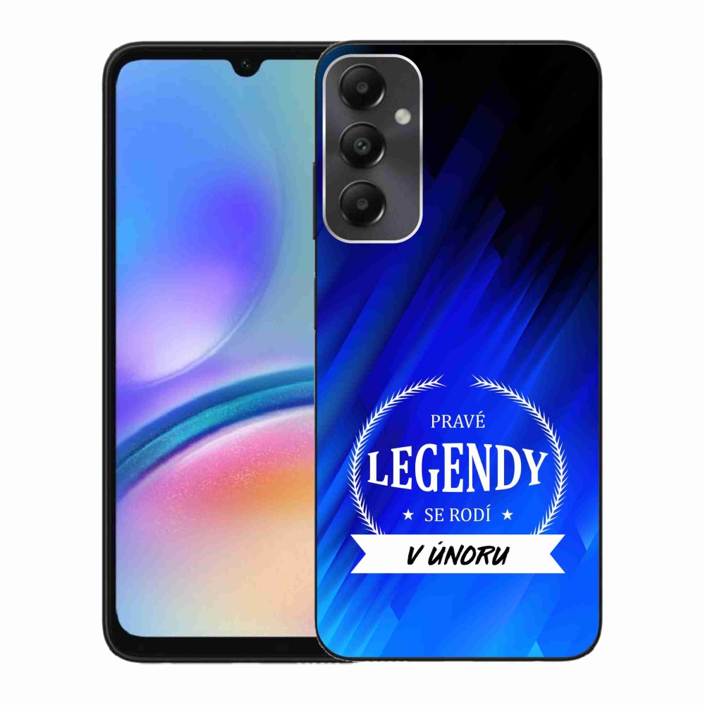 Gélový kryt mmCase na Samsung Galaxy A05s - legendy vo februári modré pozadie