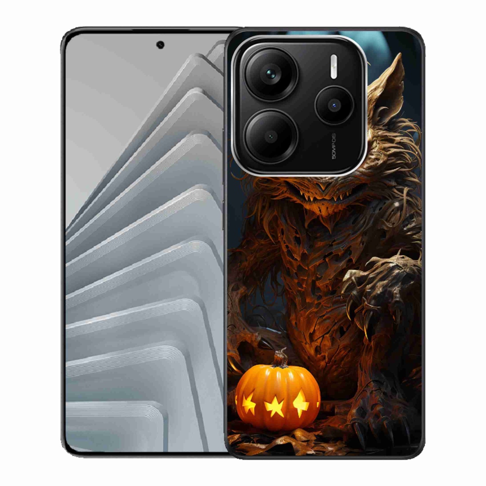 Gélový kryt mmCase na Xiaomi Redmi Note 14 5G - halloweenska príšera